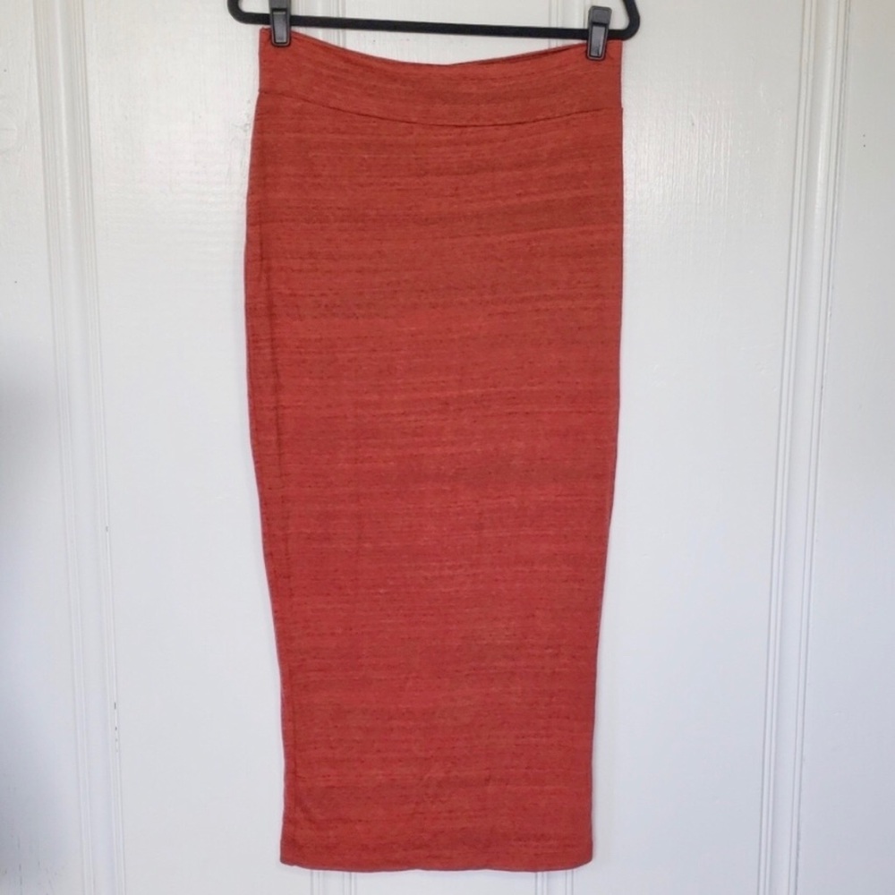 Bryn walker blood orange body on skirt